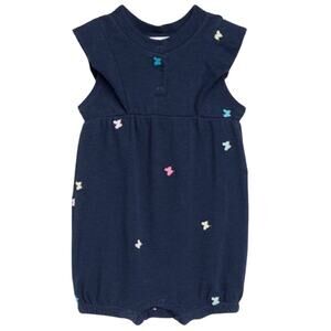 Splendid Infant Girl Rainbow Butterfly Onesie sz 6-9 m Romper One Piece